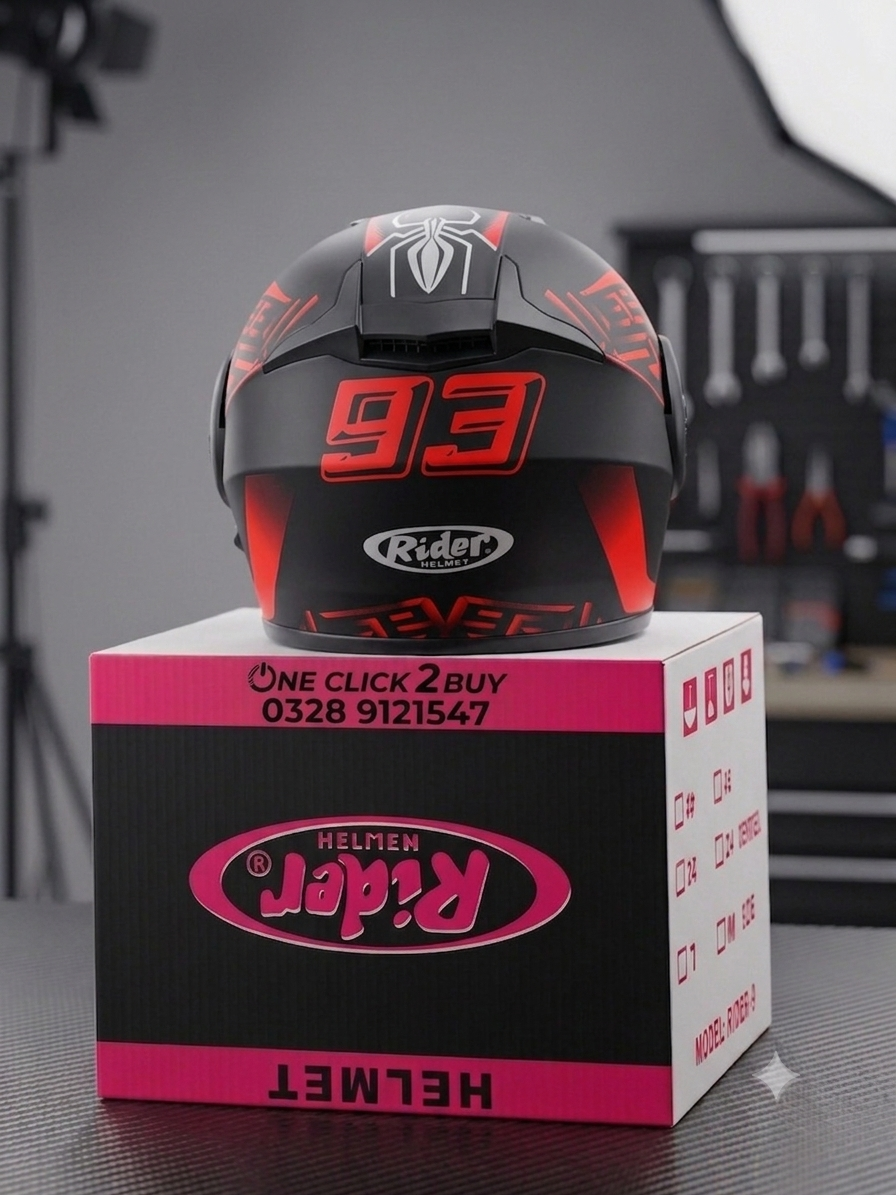 : Rider 3-in-1 Professional Modular Flip-Up Motorcycle Helmet