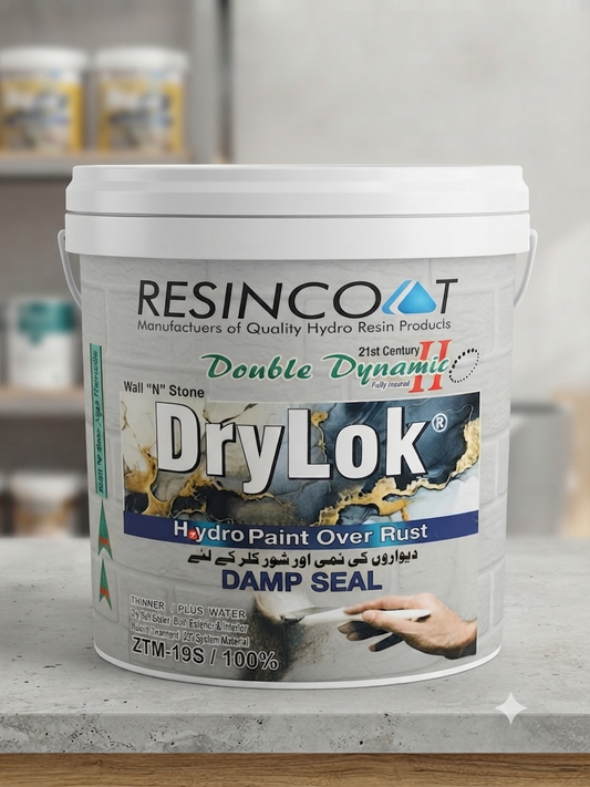 First Time In Pakistan Resincoat DryLok Damp Seal - 21st Century Double Dynamic Hydro Paint Over Rust
